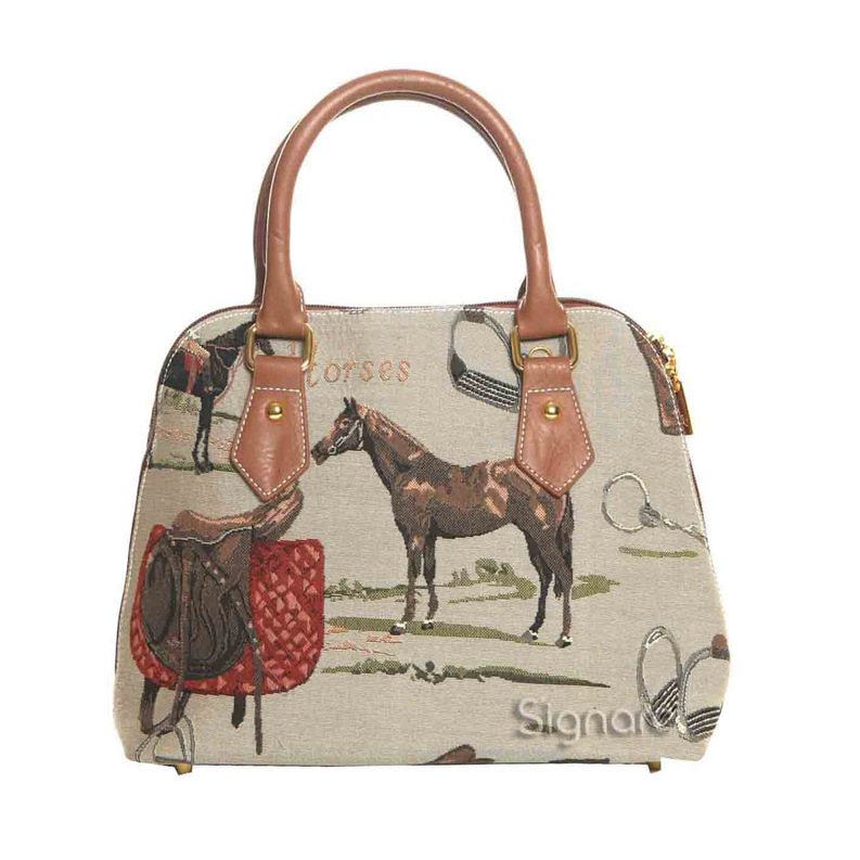 Horse Convertible Top Handle Purse Handbag